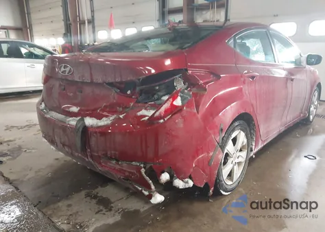 2013 Hyundai Elantra Gls из США, поврежденный, VIN 5NPDH4AE0DH454222